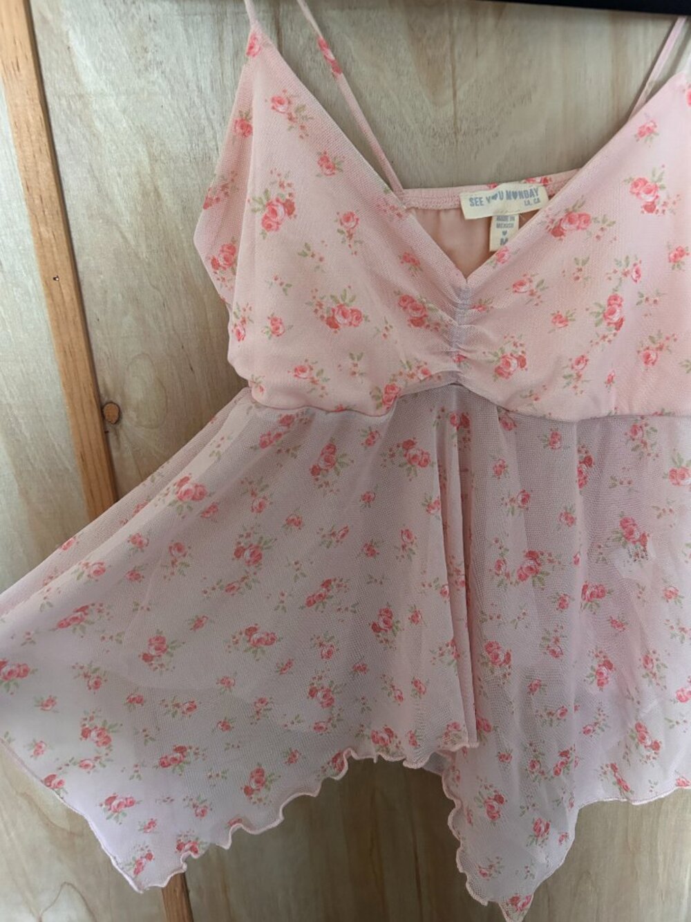 Pink Babydoll Tank - Picture 4 of 4